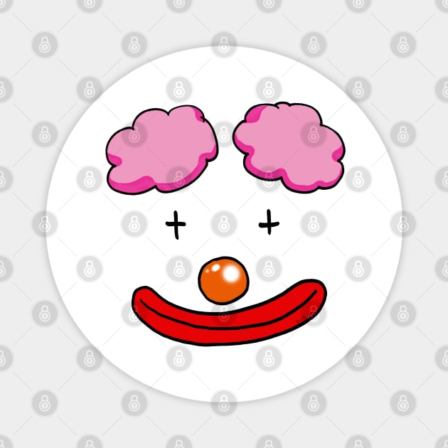 fun clown face Magnet by cartoonygifts